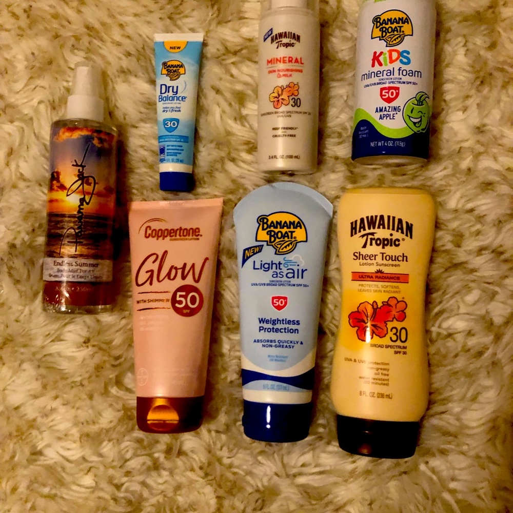 7 piece suncare bundle